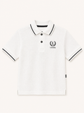 Kids White Polo T-Shirt