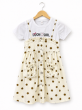Lucky Girl Polka Dot Girls Dress Set